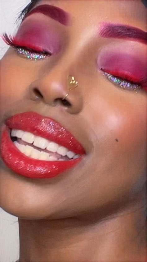 Image result for Red and Black Makeup Tutorial