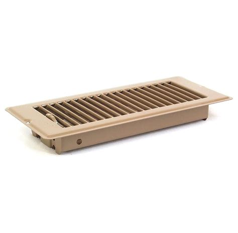 Deluxe Metal Mobile Home Floor Register Vents (4x10, Brown) (10 Pack ...