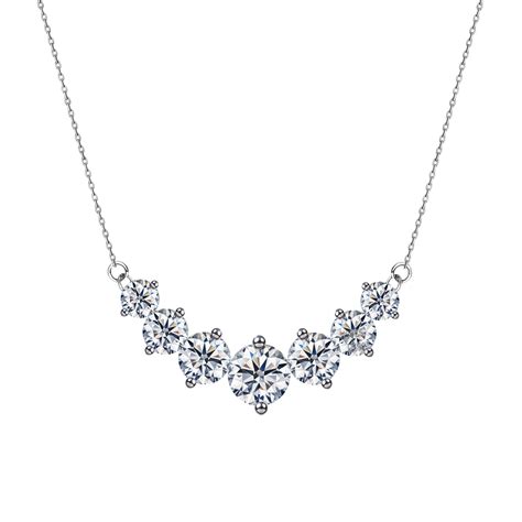 Solitaire Necklace in 92.5 Sterling Silver With Diamond like Brillianc ...