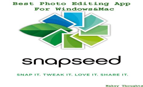 Image result for Snapseed for Computer
