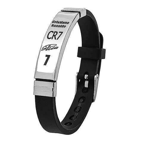 University Trendz Star Football Player Bracelet - Men's Silicone ...