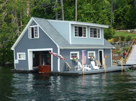 Boat House on Lake Winnipesaukee, NH