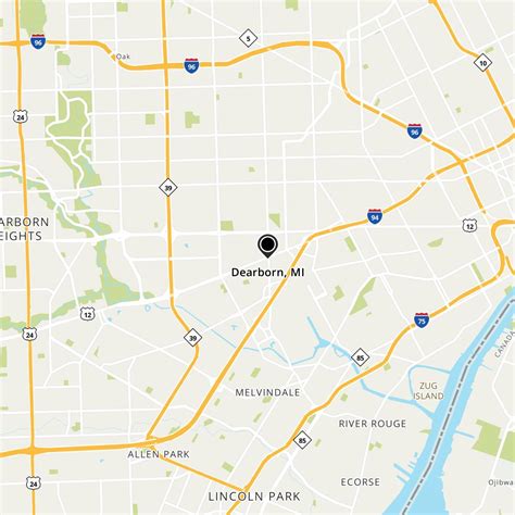 Dearborn Heights Mi Map