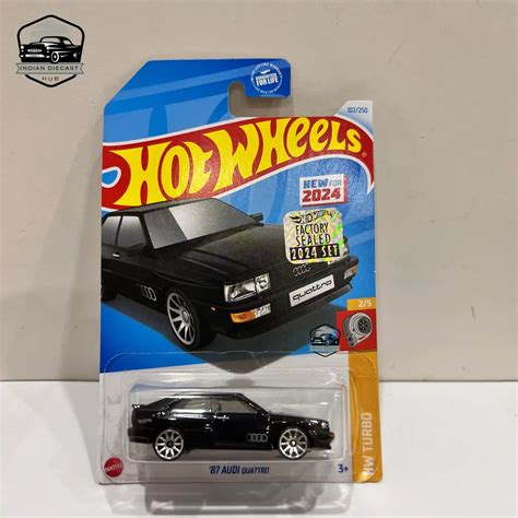Hot Wheels '87 Audi Quattro 2024 New Model (Black) – Indian Diecast Hub