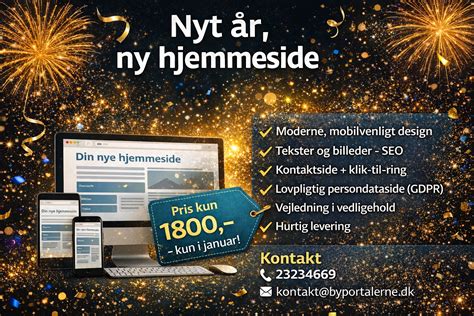 Nyt år, ny hjemmeside - Dit Helsingør