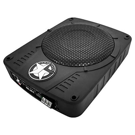 Buy TORO TECH SLIM10, 10 Inch Hideaway Powered Under-Seat Car Subwoofer ...