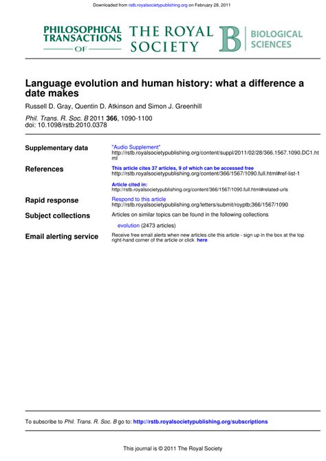 Evolution of Human Language 的图像结果