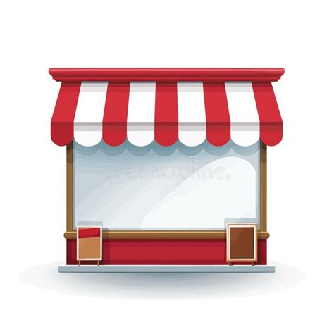 Front View of a Shop Vector 的图像结果