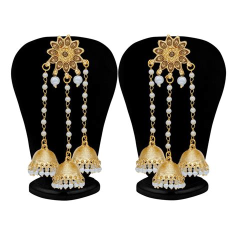 Sukkhi Gorgeous Gold Plated Pearl Jhumki Earring for Women - Sukkhi.com