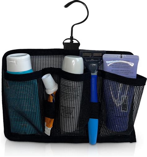 Amazon.com: Generic Hangable Mesh Shower Travel Kit Caddy - Large ...
