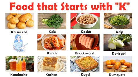 List of Foods from A to Z with "Delicious" Pictures • 7ESL