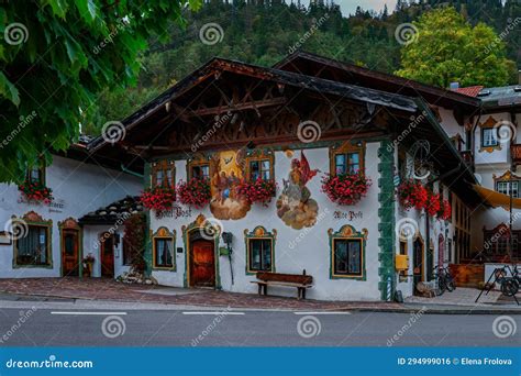 German Traditional Architecture Half-timbered Painted Wooden Houses in ...