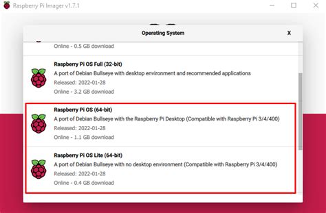 Install Raspberry Pi OS 64 Full 的图像结果