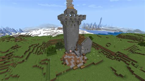 Image result for Castle Outpost Build Minecraft