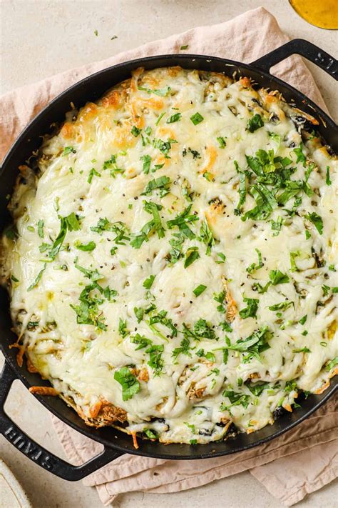 Salsa Verde Chicken Enchilada Bake - The Defined Dish | Recipe | Salsa ...