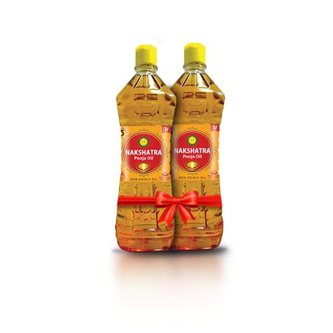 Nakshatra Pooja Oil Pet 1L, Set of 2 - Total 2L : Amazon.in: Home & Kitchen
