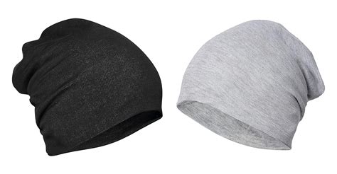 Buy PrimeBox Cotton Long Beanie for Men Women Headwear Slouchy Skull ...