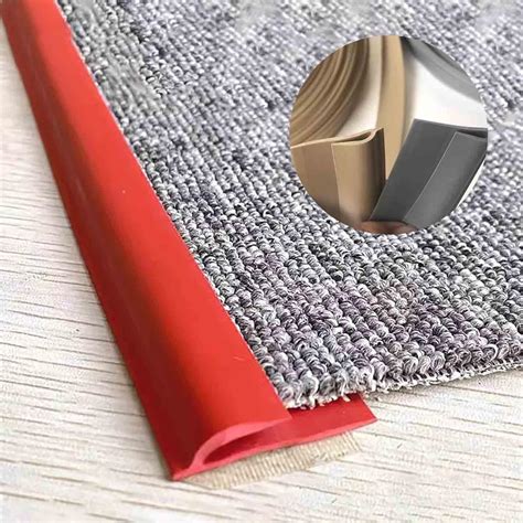 Amazon.com: Jievmrs Floor Transition Strip Vinyl Carpet Edge Trim Strip ...