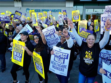 More than 75,000 health care workers begin strike at Kaiser Permanente ...