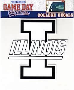 NCAA Illinois Fighting Illini Sticker Vinyl : Amazon.in: Sports ...