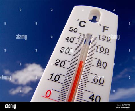 WÄRMEWELLENTEMPERATUR-Steigen Konzept Thermometer zeigt eine heiße und ...