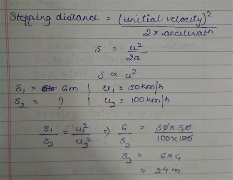 A car moving with a speed of 50 km/h, can be stopped by brakes after at ...