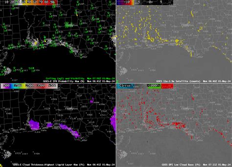 Radiation Fog in the Florida Panhandle | GOES-R Fog Product Examples