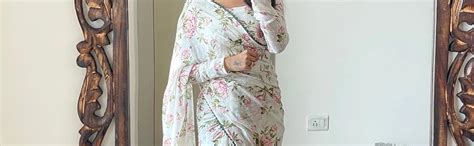 SATIKA RITI Women's Georgette Floral Digital Printed Ready To Wear One ...