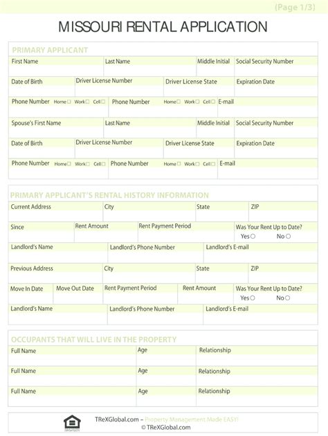 Rental Application Form - Fill Online, Printable, Fillable, Blank ...