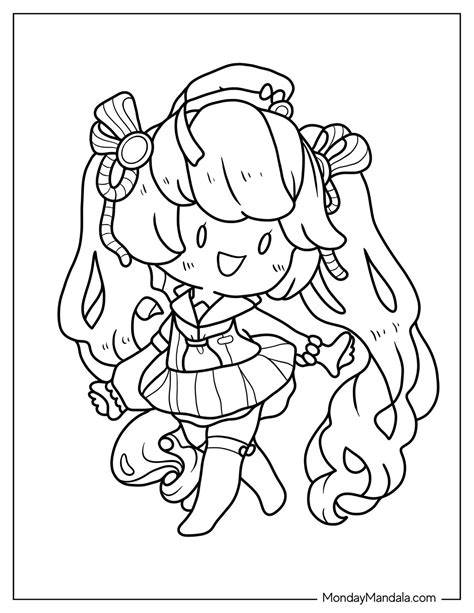 22 Chibi Coloring Pages (Free PDF Printables)