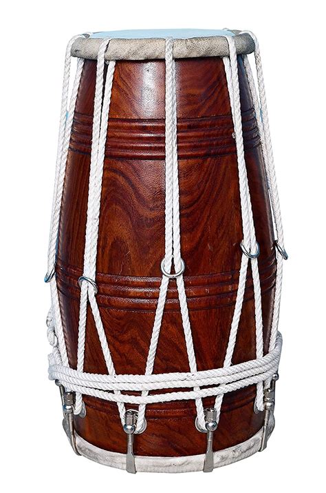 Stock Mania® Special HALF RASSI Dholak Drum Sheesham Wood, Padded BEG ...