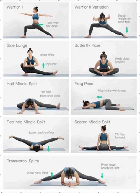 Middle Split: Top 9 stretches for preparation of center splits | Kids yoga poses, Yoga for ...