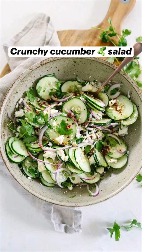 Greek yogurt cucumber salad – Artofit