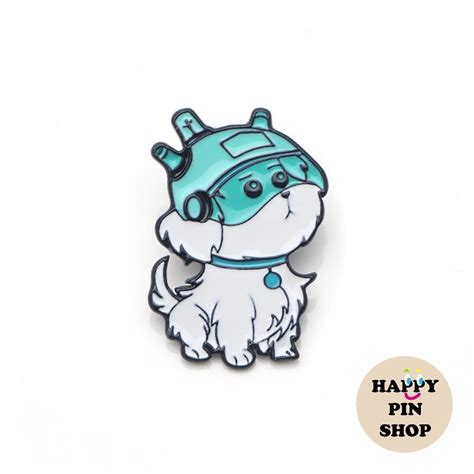 Snuffles/Snowball the Dog - Rick and Morty Enamel Pin, Hobbies & Toys ...