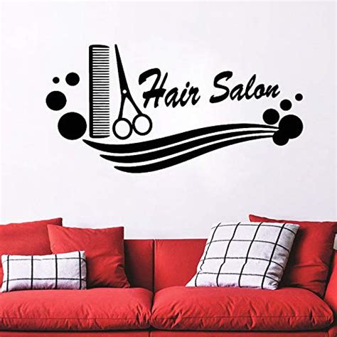 Buy Gadgets Wrap Hair Salon Vinyl Decal Comb Scissors Hairdresser ...