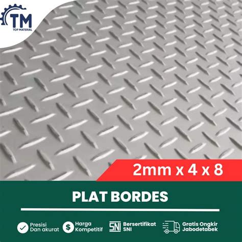Jual Plat Bordes Tebal 2mm x 4x8 Feet / 1200x2400 mm / 120x240 cm / 1 ...