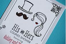 His And Hers Wedding Shower Invitations by His And Hers Illustrated Wedding Couples Shower Invites His And Hers Wedding Shower Invitations