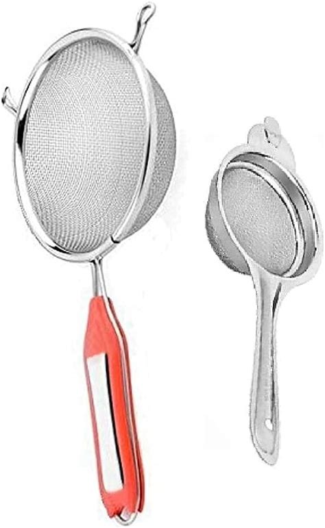 Vessel Crew Stainless Steel Combo of Soup, Deep Fry and Tea Strainer ...