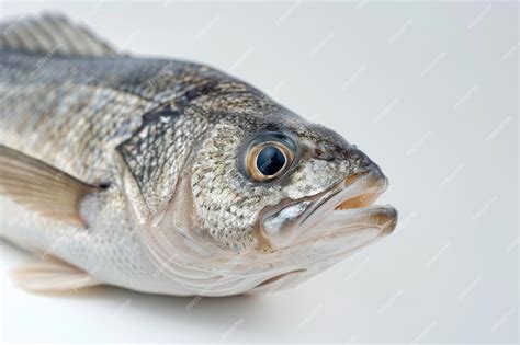 White Sea Bass Fish On Transparent Background | Premium AI-generated image