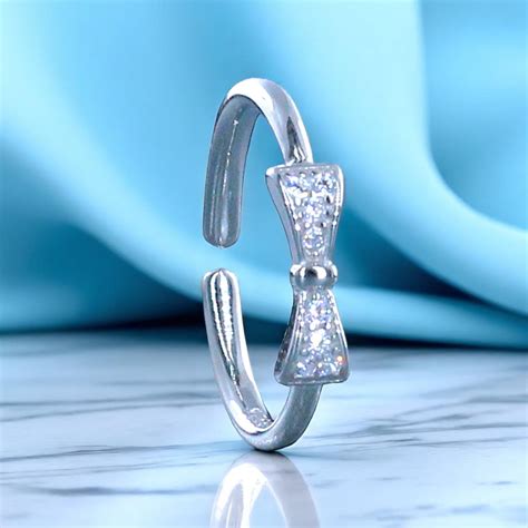 Taraash - 925 Sterling Silver Toe Rings for Women