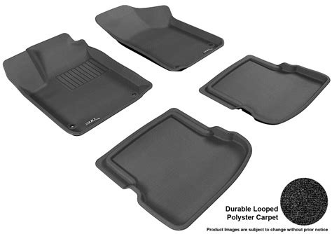 3D MAXpider 3DM-L1VW00502209 Floor Mat Set; Black; Durable Looped Poly ...