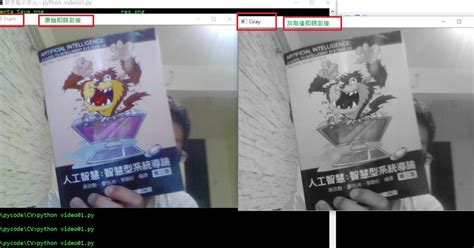 OpenCV Python Tutorial for Beginners 1 Video Capture 的图像结果