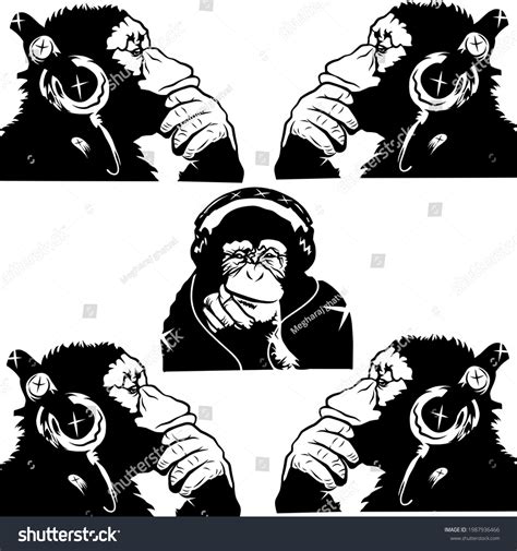 7 Banksy Monkey Vector Royalty-Free Images, Stock Photos & Pictures ...