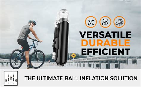 Proberos® Air Pump, Cycle Mini Pump with 1 Needles and 2 Nozzles, Dual ...