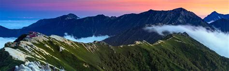 Download wallpaper the sky, clouds, mountains, Japan, Japan, Mountain ...