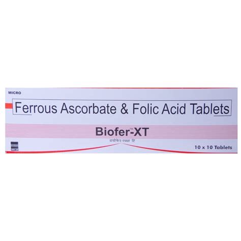 Biofer-XT - Strip of 10 Tablets : Amazon.in: Health & Personal Care