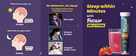 Fast&Up Melatonin 5mg – Sleep Tablets with L-Theanine, Better Sleep