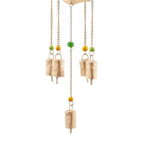 Grayson Lane 30-in Gold Metal Bell Wind Chime in the Wind Chimes ...