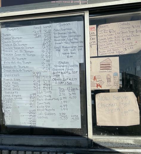 Online Menu of Howard's Drive In Restaurant, Fort Stockton, Texas ...