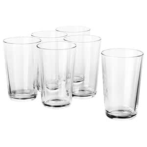 Buy IKEA 365+ Glass, Clear Glass, 45 cl (15 oz) - Pack of 6 Online at ...